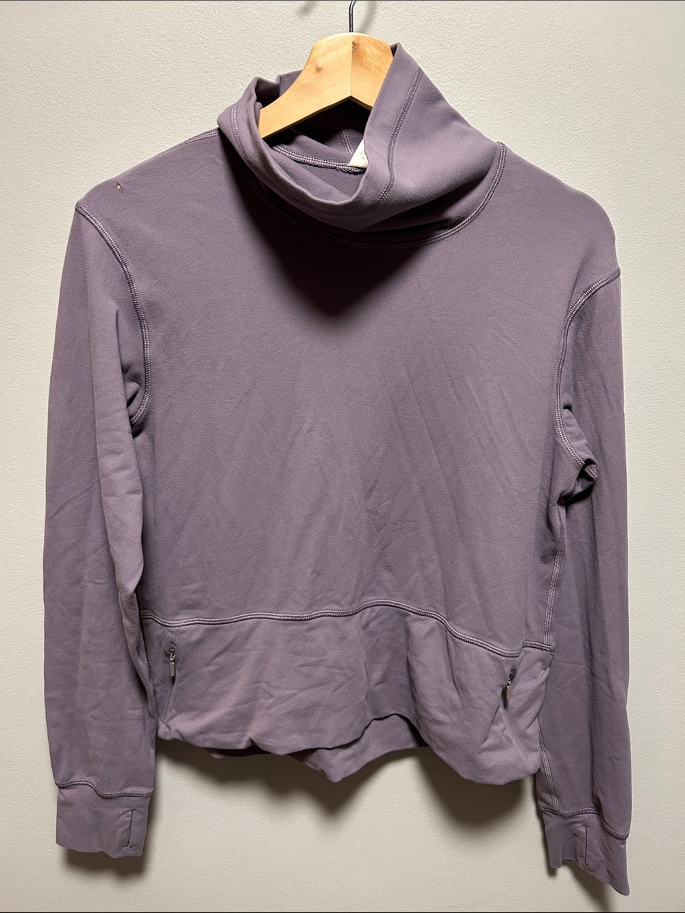 lululemon athletica Lavender/Purple Cowl Neck Sweater